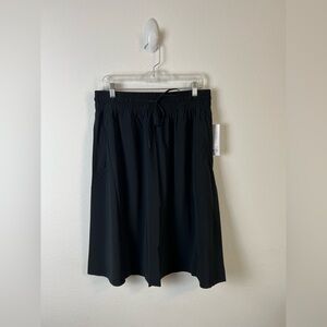 Athleta Arrival Black A-line Skirt